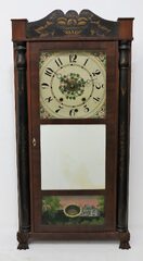 Eli Terry, Jr. “Patent Eight Day Clock” with alarm, ca. 1840.