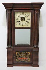 R. W. Patterson & Co. Eight Day Brass Clock, ca. 1870.