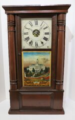 Sperry & Shaw column & cornice shelf clock, 1844-1851.
