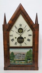 Silas B. Terry vertical balance wheel sharp gothic, 1849-1852.