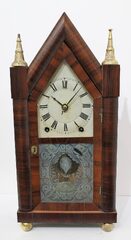Brewster & Ingrahams Patent Eight Day Repeating Brass Clock (steeple), 1843–1852.