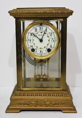 Seth Thomas Clock Co. “Empire No. 18” crystal regulator, ca. 1913.