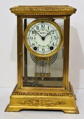 Seth Thomas Clock Co. “Empire No. 18” crystal regulator, ca. 1913.