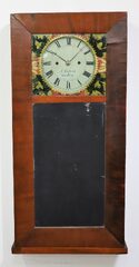 Joseph Chadwick New Hampshire mirror clock, ca. 1825.