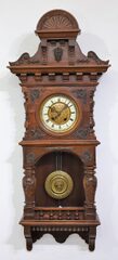 Gustav Becker spring-driven wall clock, ca. 1901.