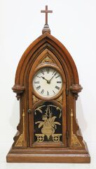 Angelus Clock Co. (Philadelphia, PA) prayer clock, 1874-1876.