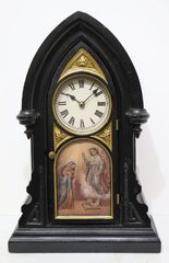 Angelus Clock Co. (Philadelphia, PA) prayer clock, 1874-1876.