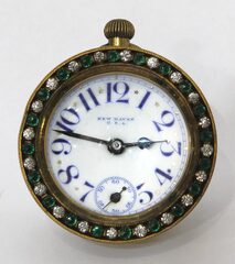 New Haven Clock Co. “Jasper” glass ball clock, ca. 1913.