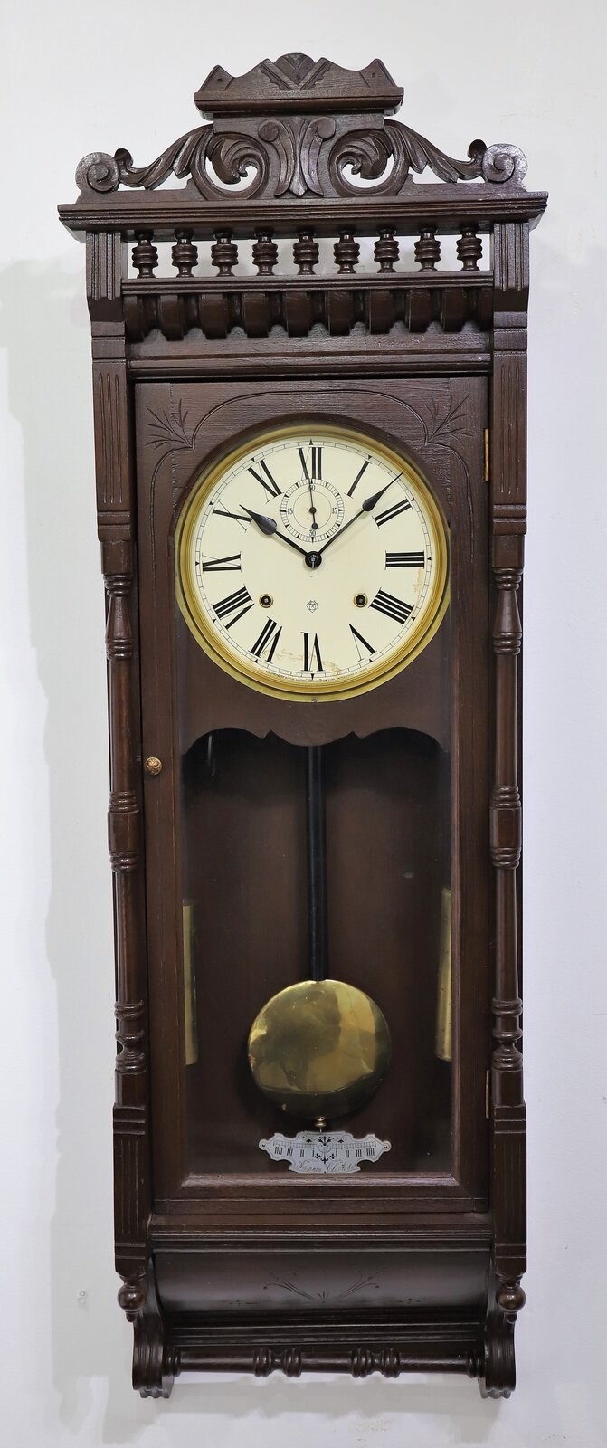Ansonia Clock Co. “Santa Fe” REPRODUCTION,ca. 1990. — Antique Clocks Price Guide