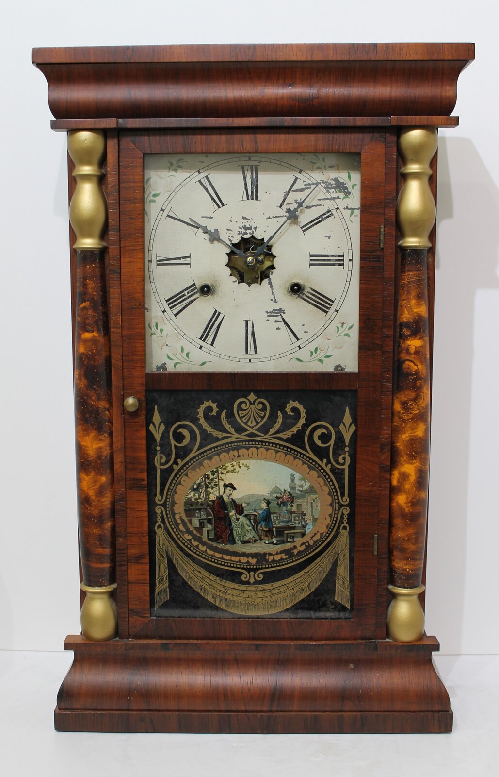 S. Nation & Bro. column & cornice, ca. 1871. — Antique Clocks Price Guide