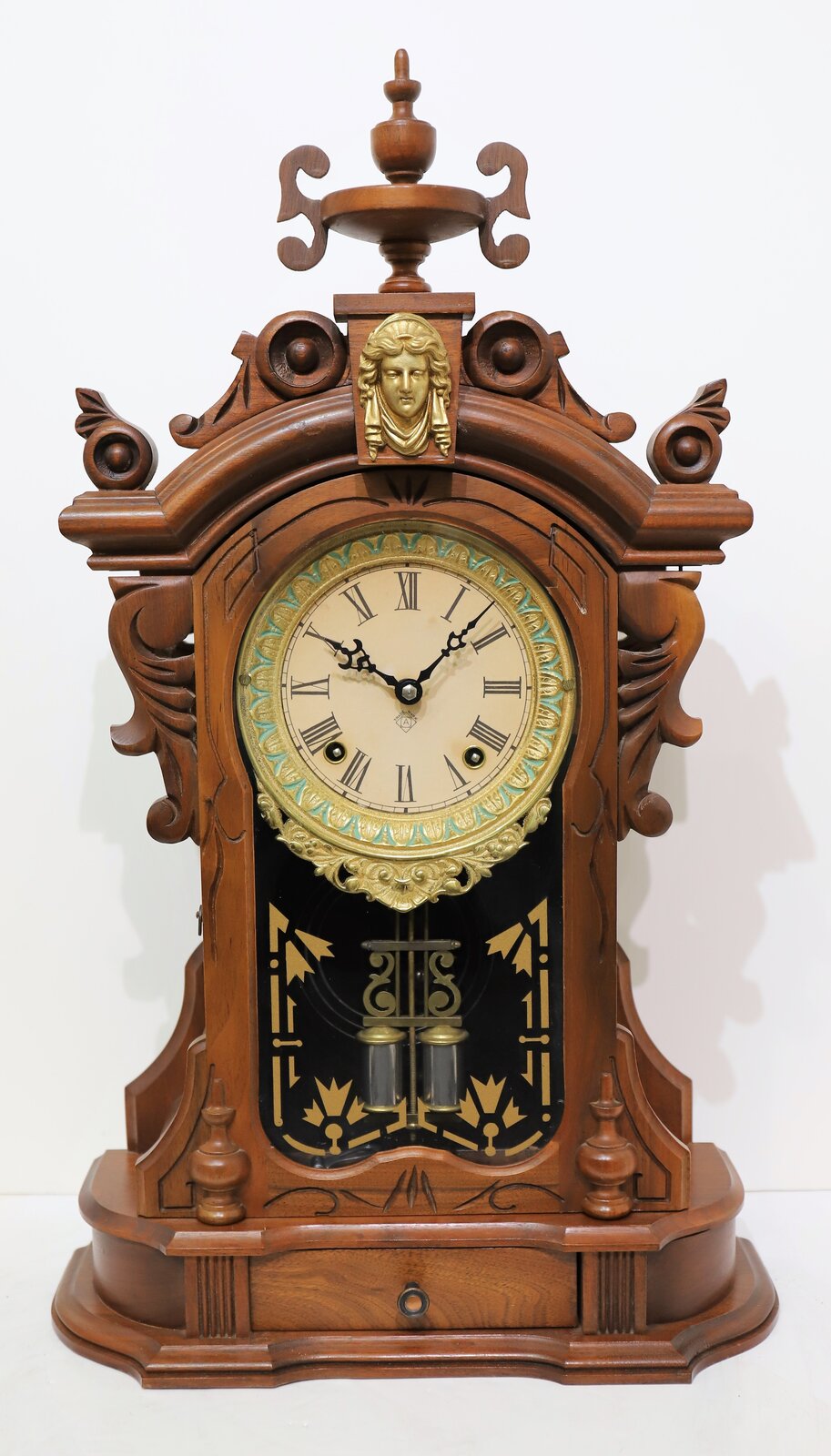 Ansonia Clock Co. “Monarch” REPRODUCTION, ca. 1980? — Antique Clocks Price Guide
