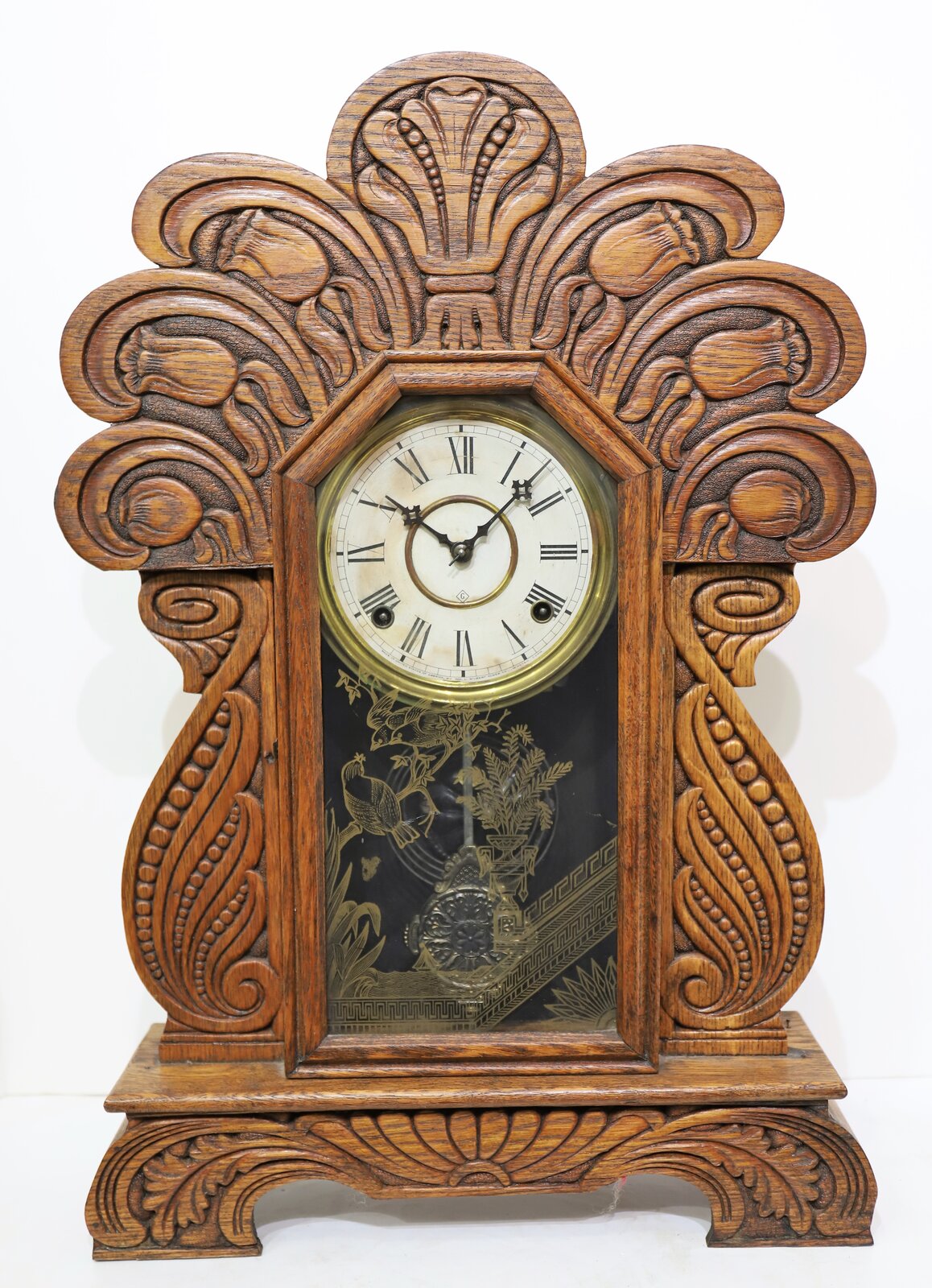 Wm. Gilbert Clock Co. kitchen clock, ca. 1913. — Antique Clocks Price Guide