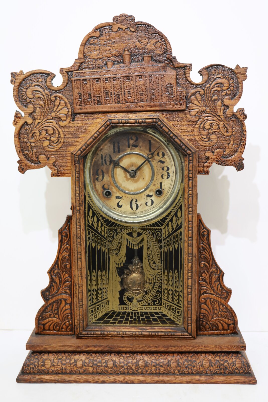 The E. Ingraham Co. “Mt. Vernon” kitchen clock,ca. 1915. — Antique Clocks Price Guide