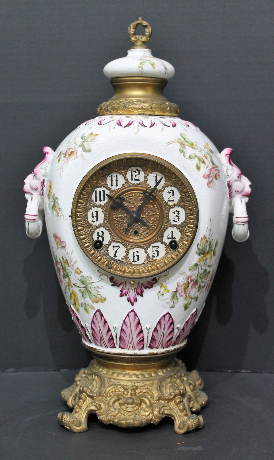 F. Kroeber Clock Co. “China No. 31”, ca. 1898. — Antique Clocks Price Guide