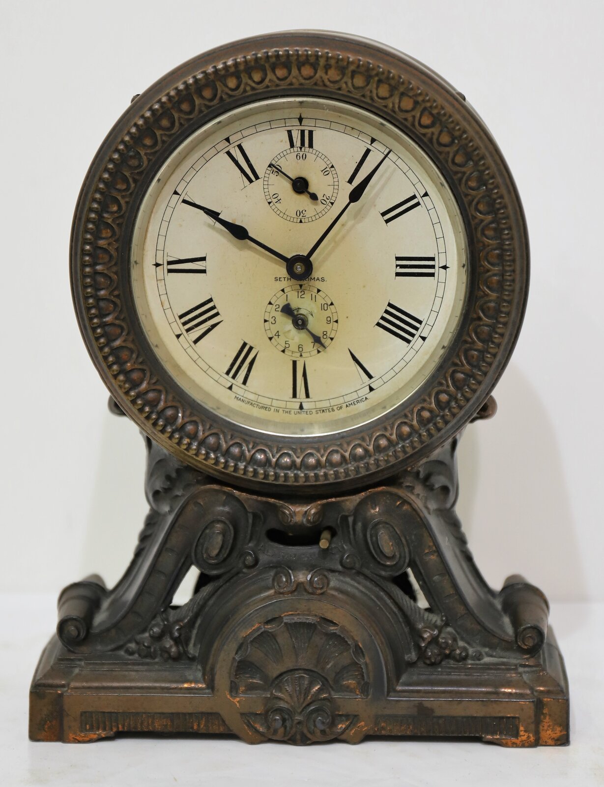 Seth Thomas Clock Co. “Long Alarm”, ca. 1915. — Antique Clocks Price Guide
