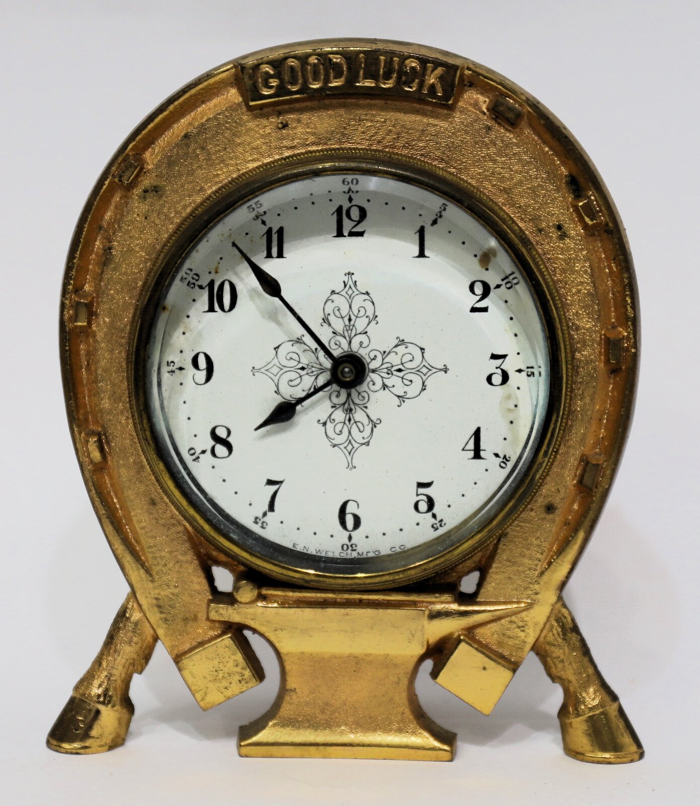 E.N. Welch Manufacturing Co. “Good Luck”, ca. 1880. — Antique Clocks Price Guide