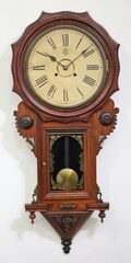 Waterbury Clock Co. exported wall clock, ca. 1910.