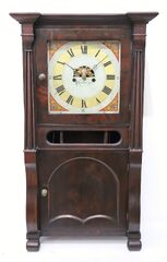 Jacob Buerkle weight-driven shelf clock, 1837-1839.