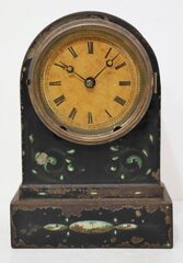 Terry Clock Co. iron case clock, 1867-1880.