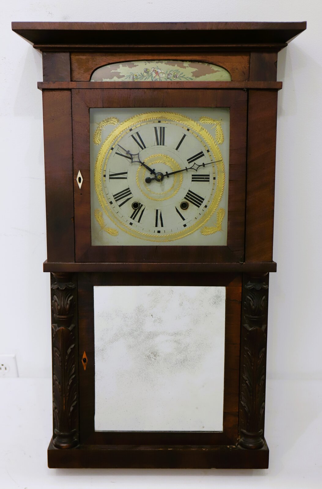 Marshall & Adams two-door column & cornice, 1833-1836. — Antique Clocks Price Guide