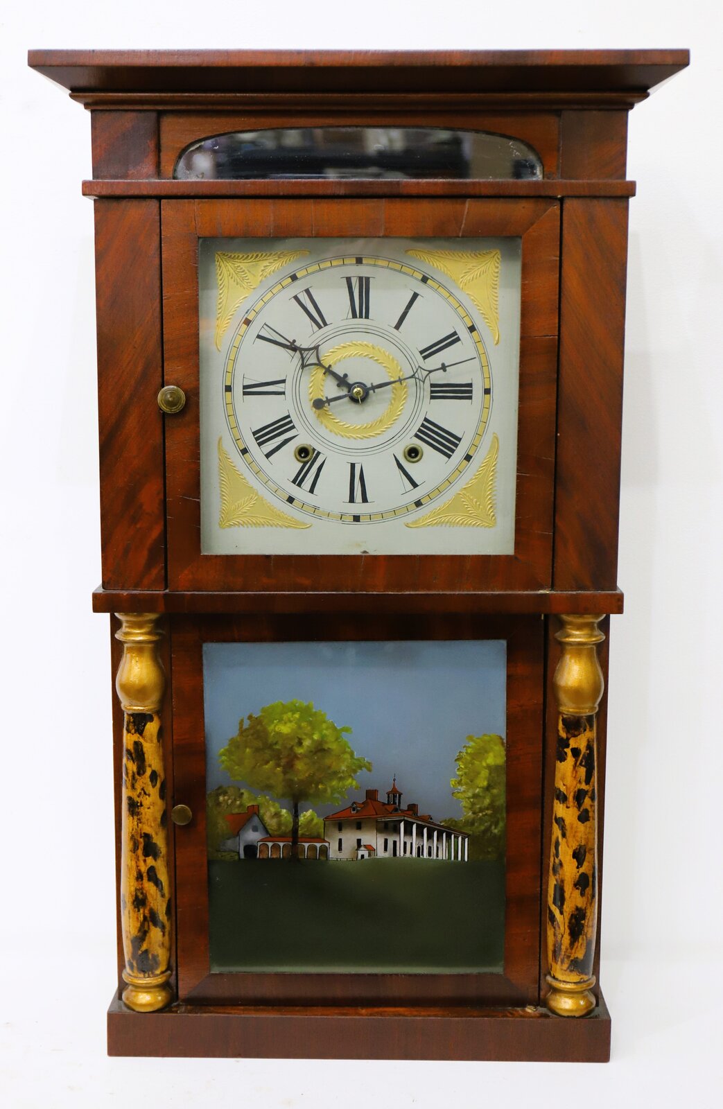 Marshall & Adams two-door column & cornice, 1833-1836. — Antique Clocks Price Guide