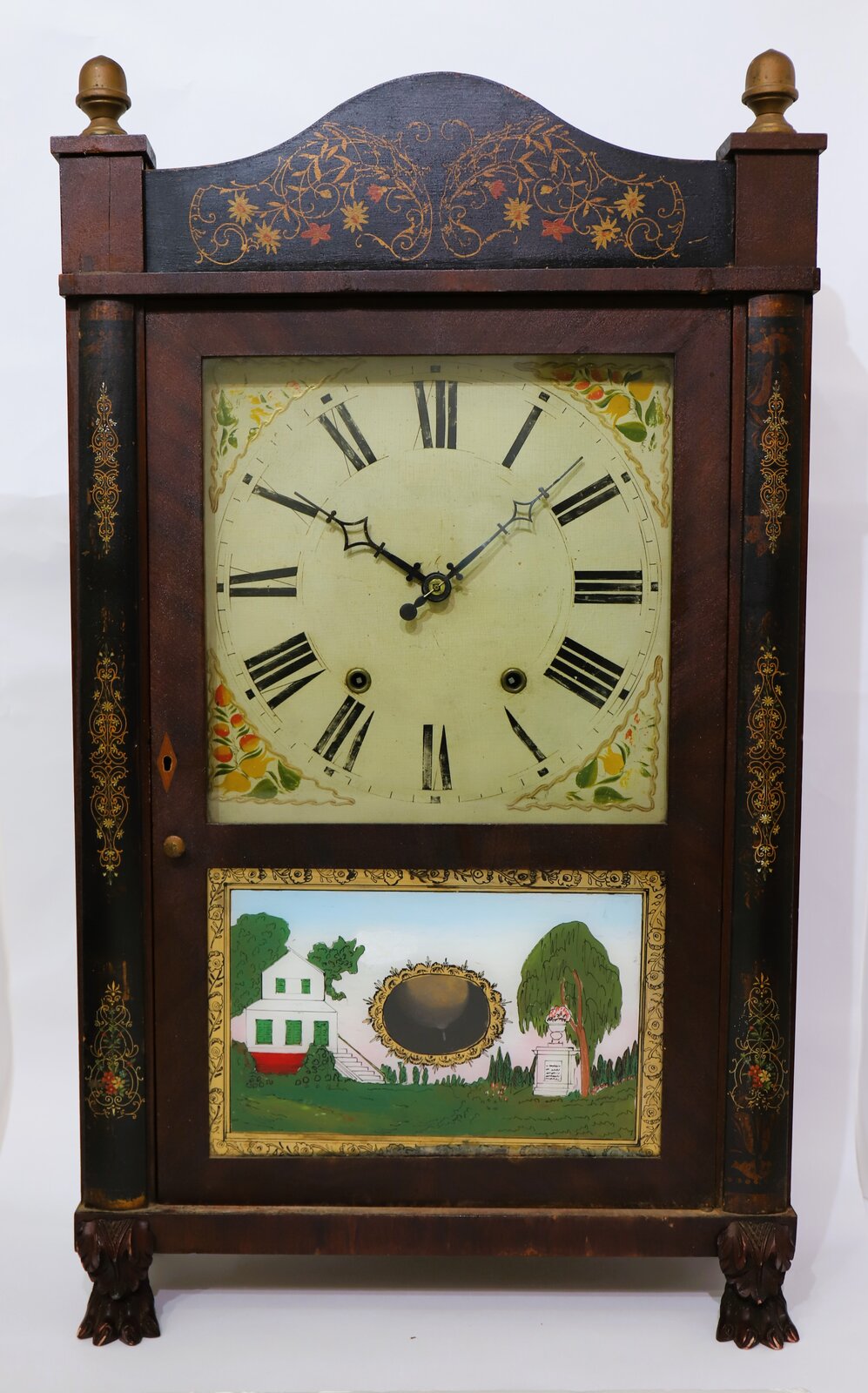 Riley Whiting column & splat, 1828-1835. — Antique Clocks Price Guide