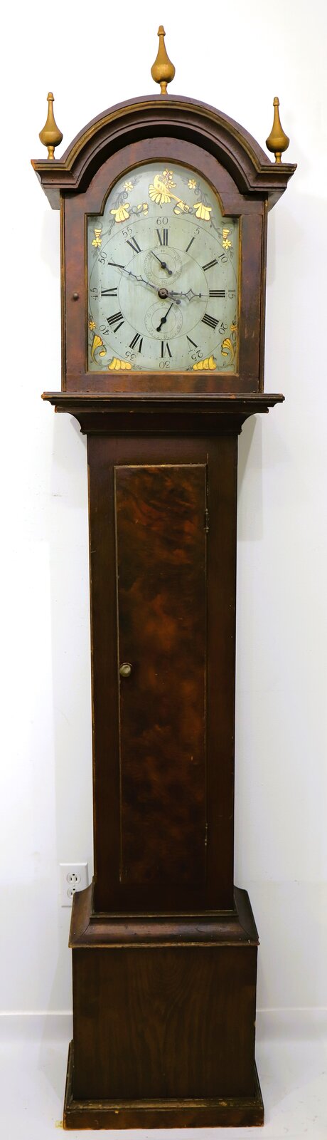 Mark Leavenworth tall case, ca. 1815. — Antique Clocks Price Guide