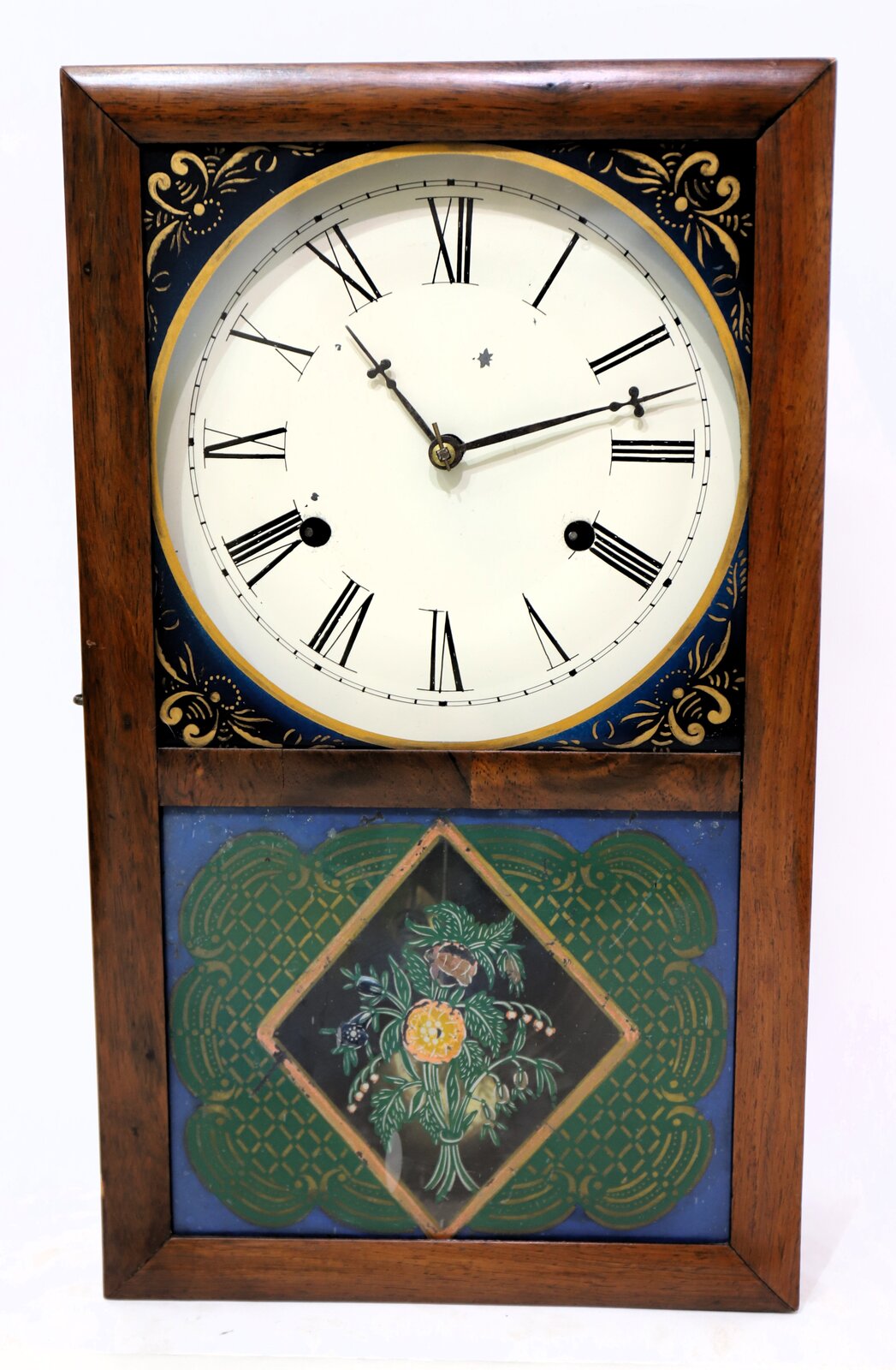 Smith & Goodrich fusee box clock, 1847-1852. — Antique Clocks Price Guide