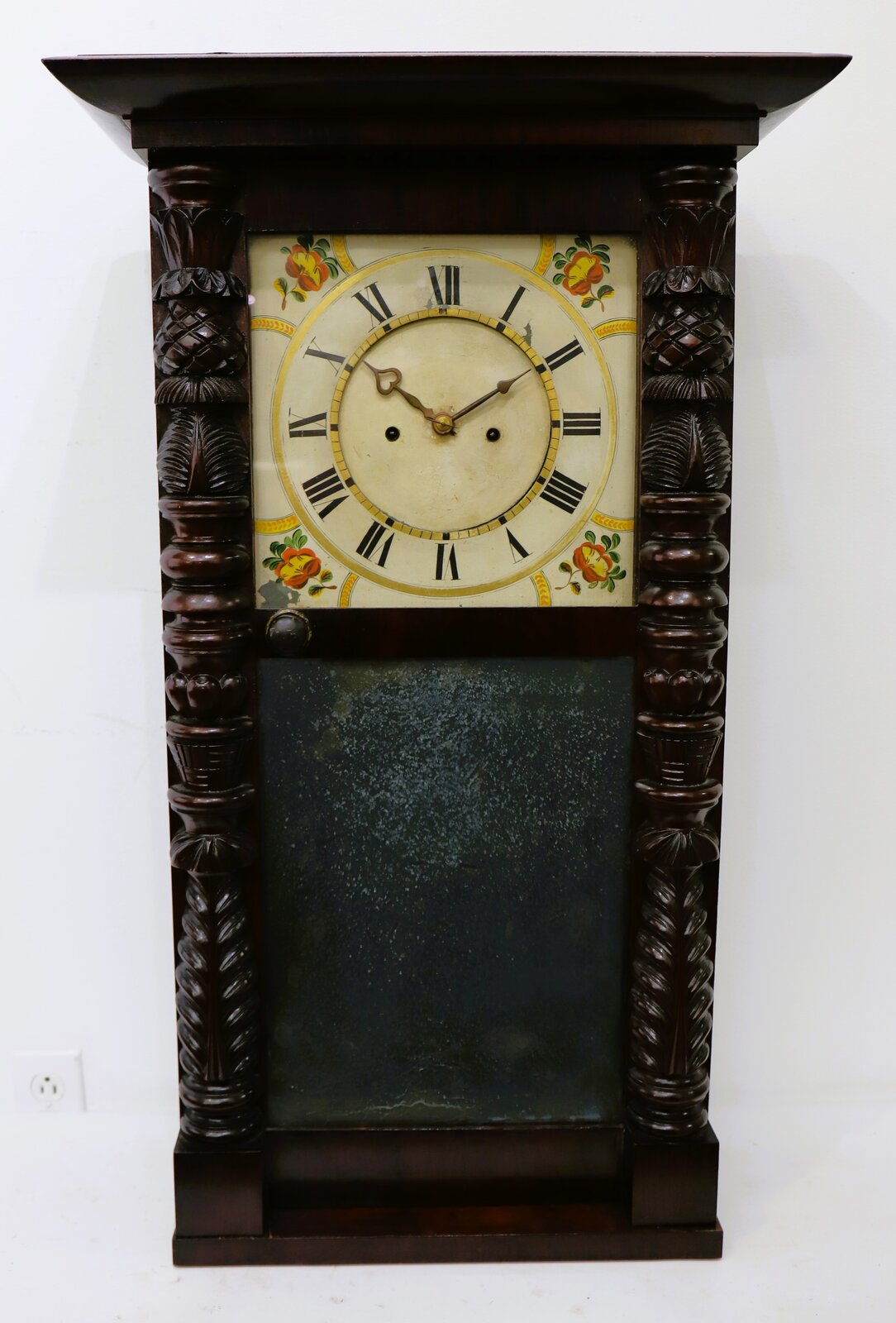Abner Jones Empire shelf clock, 1835-1841. — Antique Clocks Price Guide