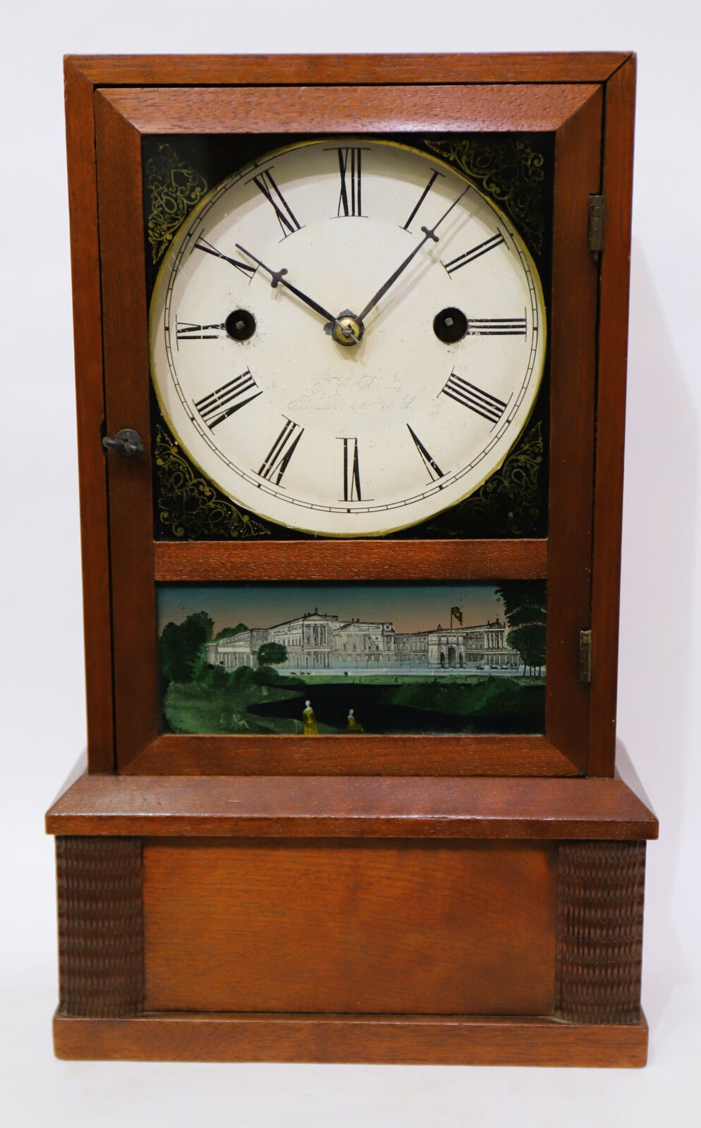 Forestville Mfg. Co. cottage clock, 1842-1849. — Antique Clocks Price Guide