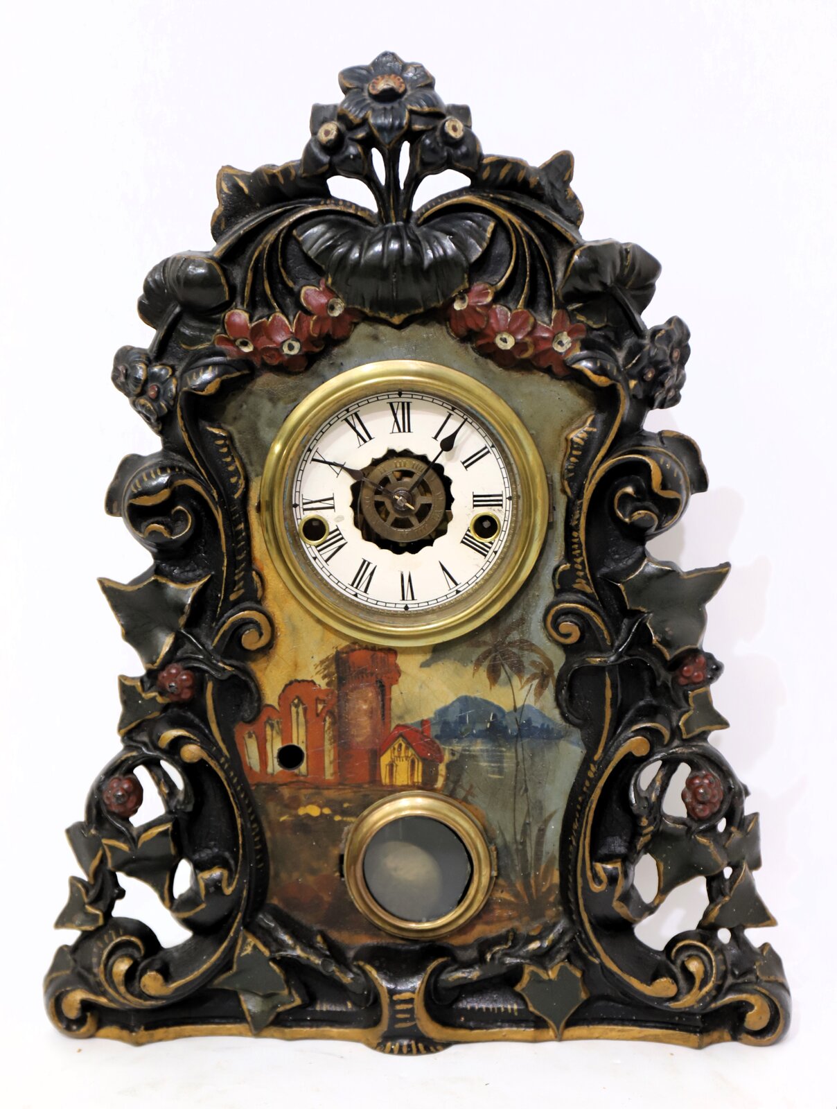 Waterbury Clock Co. “Bouquet”, ca. 1867. — Antique Clocks Price Guide