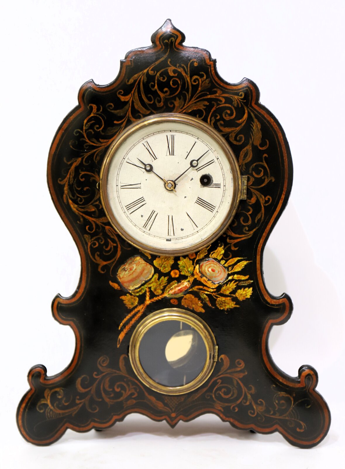 T.S. Sperry miniature iron-front, ca. 1854. — Antique Clocks Price Guide