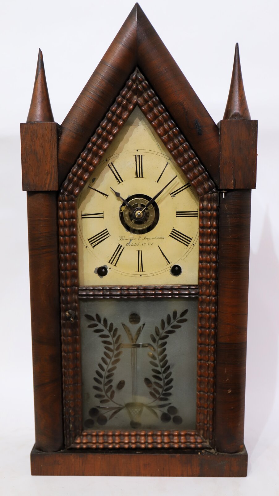 Brewster & Ingrahams steeple, 1843-1852. — Antique Clocks Price Guide