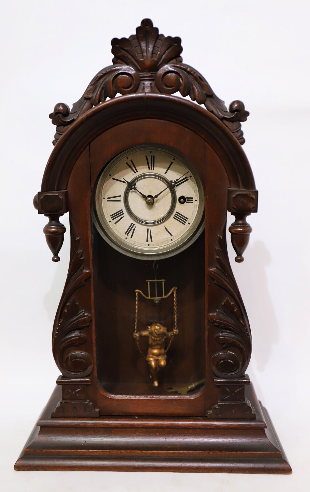 F. Kroeber “Angel Swing No. 2”, ca. 1878. — Antique Clocks Price Guide