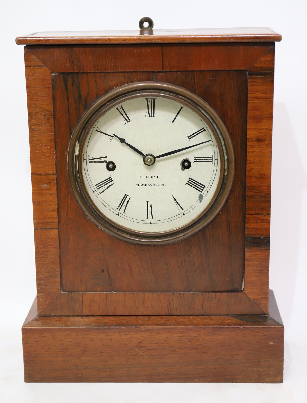 Chauncey Jerome fusee shelf clock, ca. 1850. — Antique Clocks Price Guide