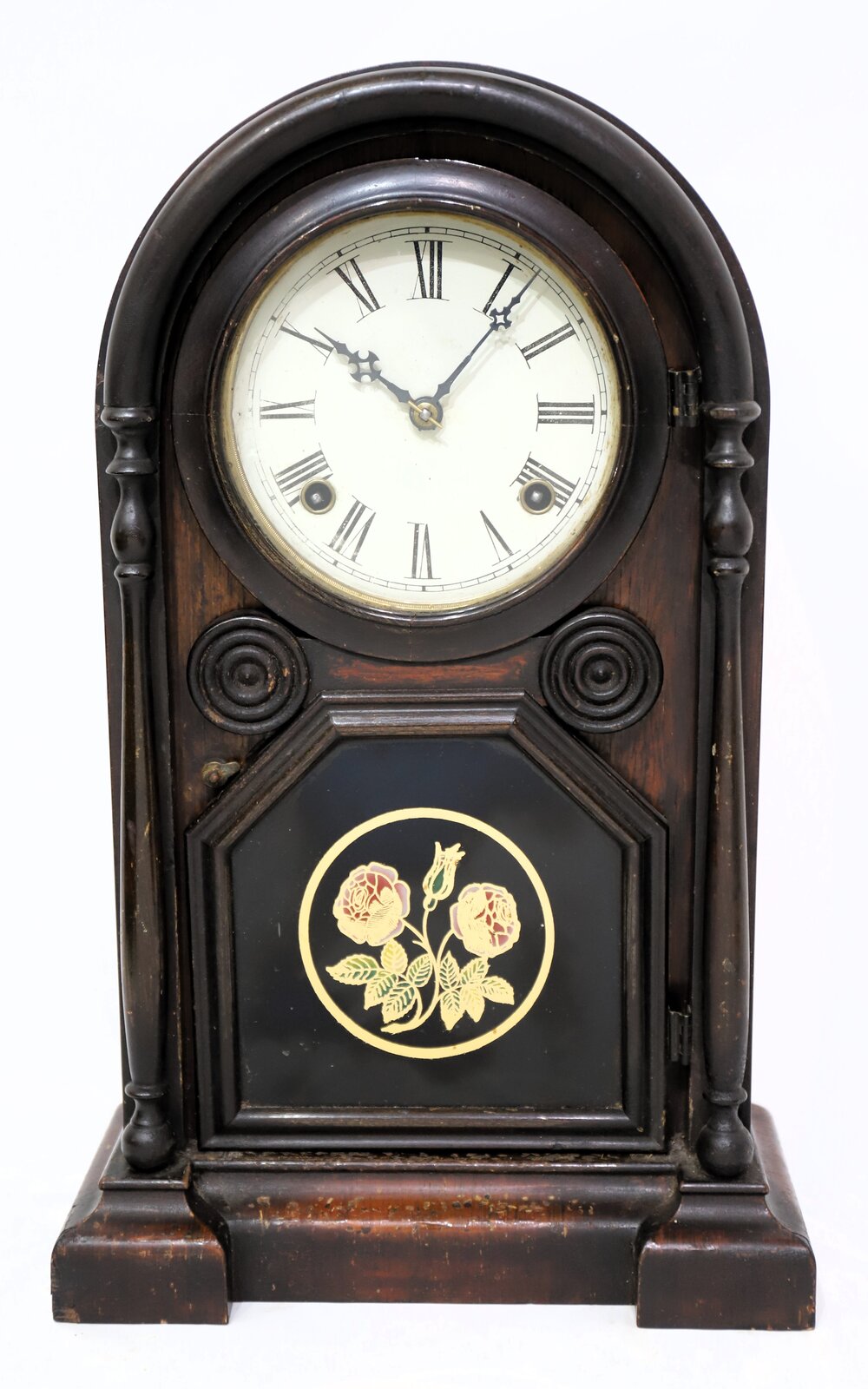 Welch, Spring & Co. “Empress” with columns, ca. 1885. — Antique Clocks Price Guide