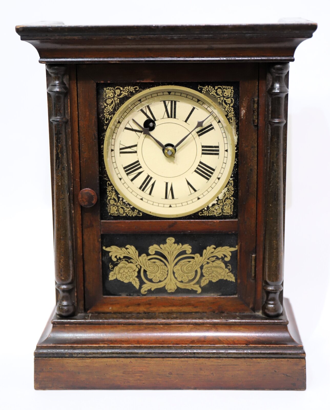 S.C. Spring “Cottage Column”, 1864-1868. — Antique Clocks Price Guide