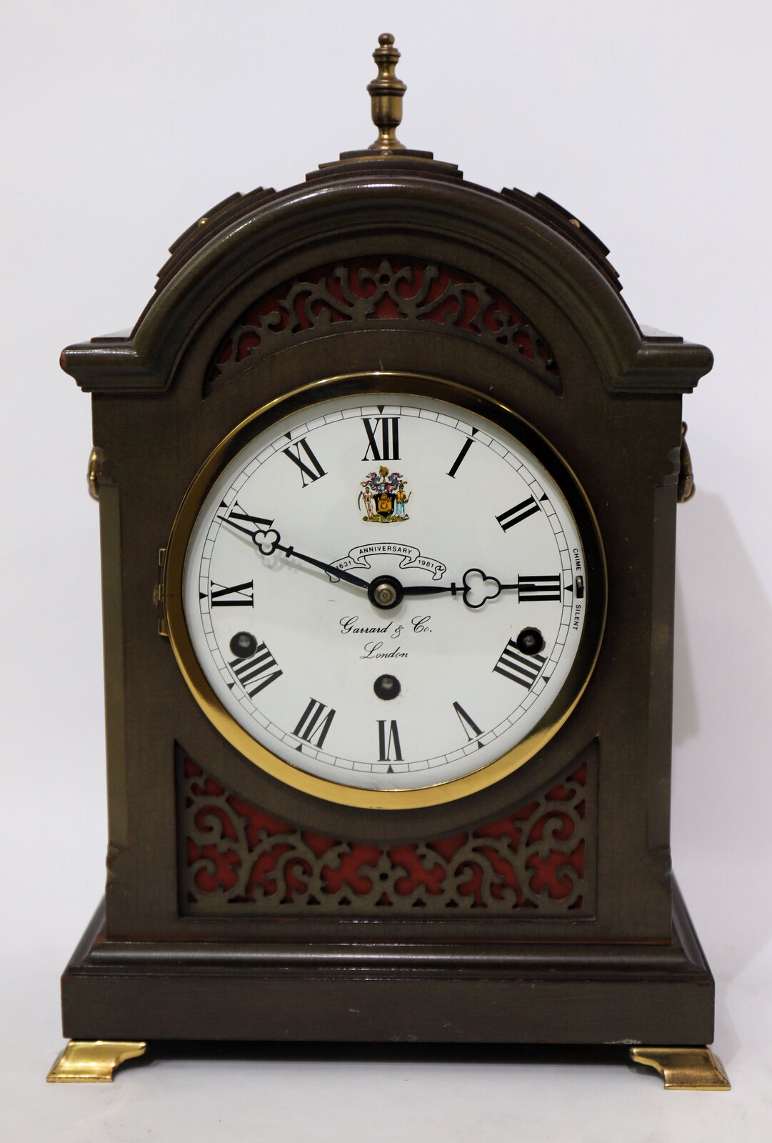 Garrard & Co. 350th Anniversary chiming clock, 1981. — Antique Clocks Price Guide