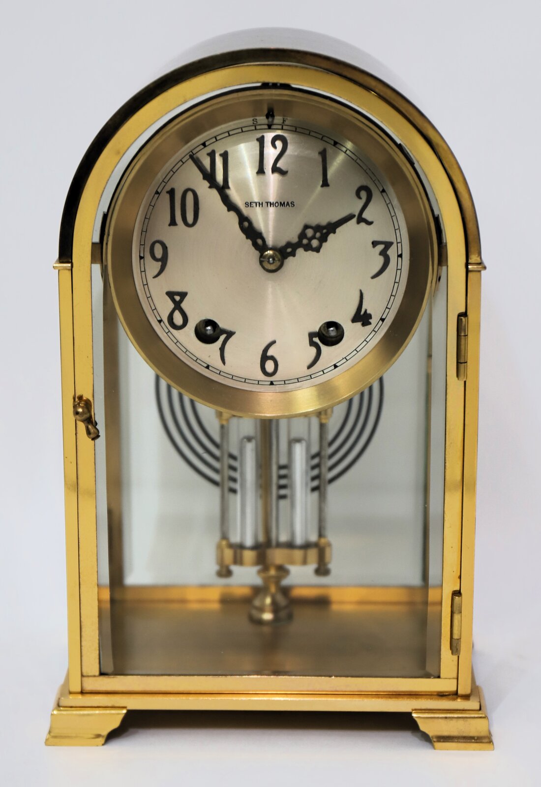Seth Thomas Clock Co. “Crystal Doric No. 0”, ca. 1913. — Antique Clocks Price Guide