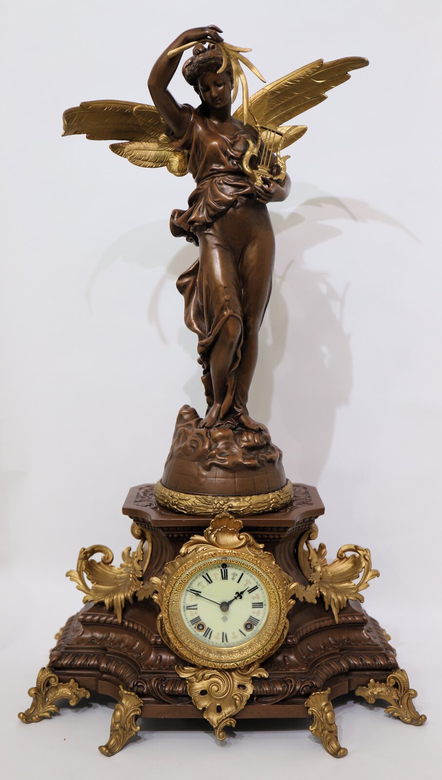 Ansonia Clock Co. “Undine & Gloria”, ca. 1899. — Antique Clocks Price Guide