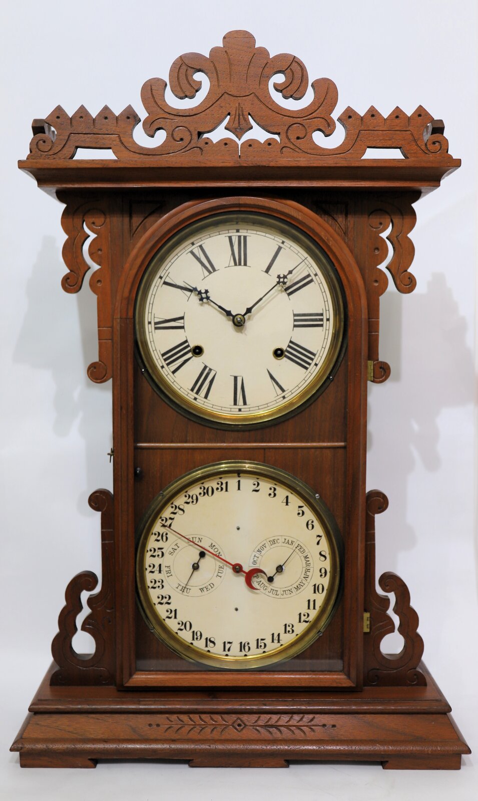 E.N. Welch Mfg. Co. “Arditi” shelf calendar, ca. 1889. — Antique Clocks Price Guide