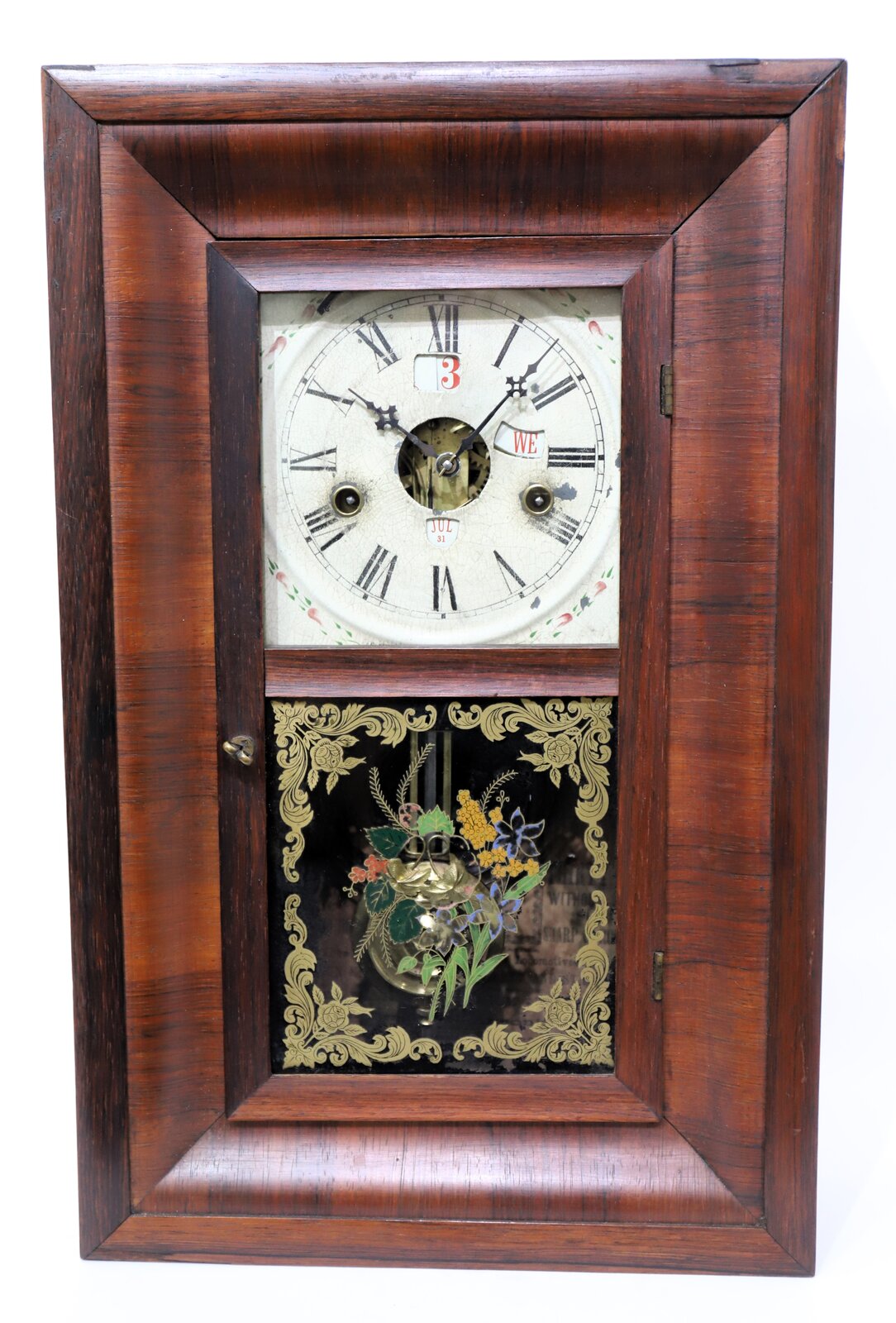 Ansonia Brass Co. “OOG” with Seem calendar dial, ca. 1869. — Antique Clocks Price Guide