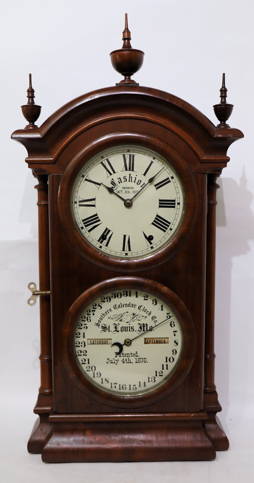 Southern Calendar Clock Co. “Fashion No. 2”, 1875. — Antique Clocks Price Guide