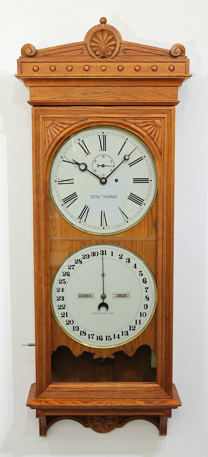 Seth Thomas “Office Calendar No. 13”. — Antique Clocks Price Guide
