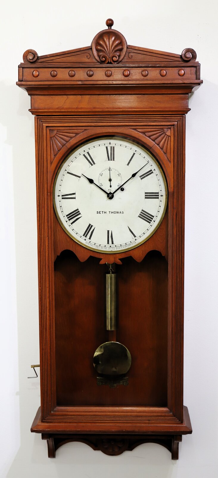 Seth Thomas Clock Co. “Regulator No. 30”, ca. 1909. — Antique Clocks Price Guide