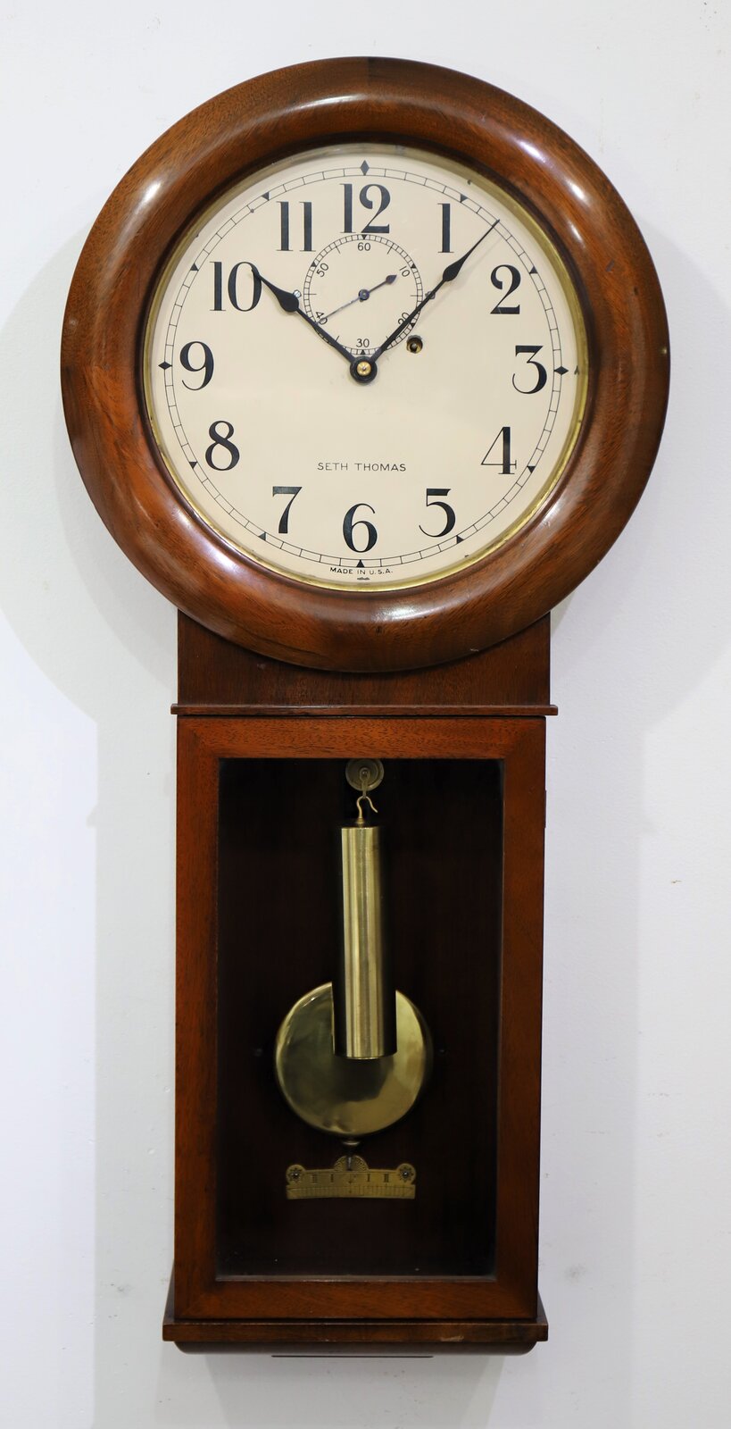 Seth Thomas Clock Co. “Regulator No. 2”, ca. 1925. — Antique Clocks Price Guide