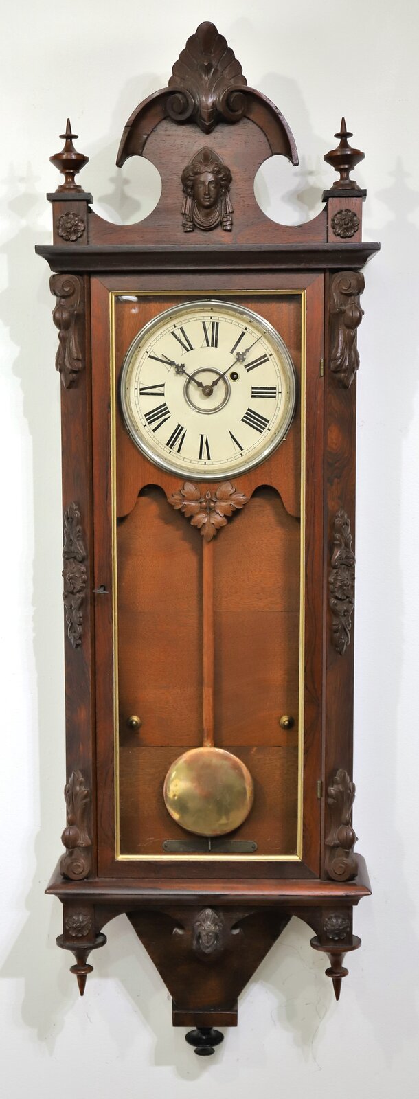 Wm. Gilbert Clock Co. “Regulator No. 3”, ca. 1875. — Antique Clocks Price Guide