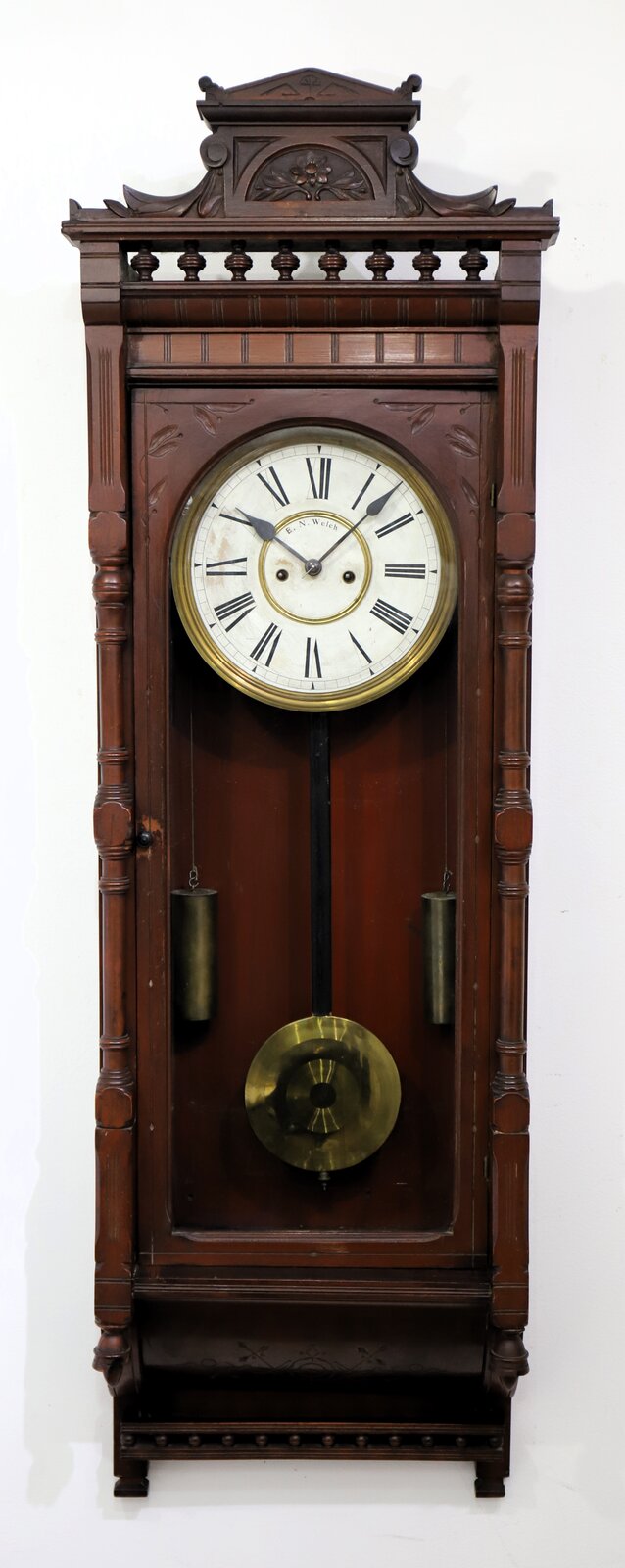 E.N. Welch “Regulator G”, ca. 1885. — Antique Clocks Price Guide