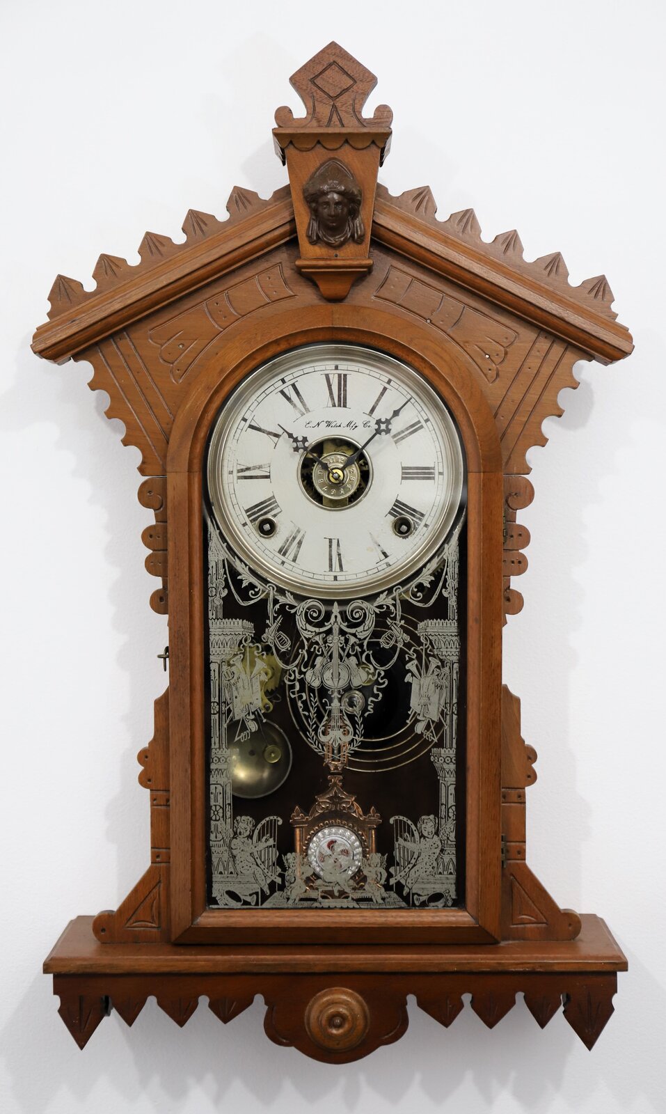 Welch, Spring & Co. “Dolaro” wall clock, ca. 1886. — Antique Clocks Price Guide
