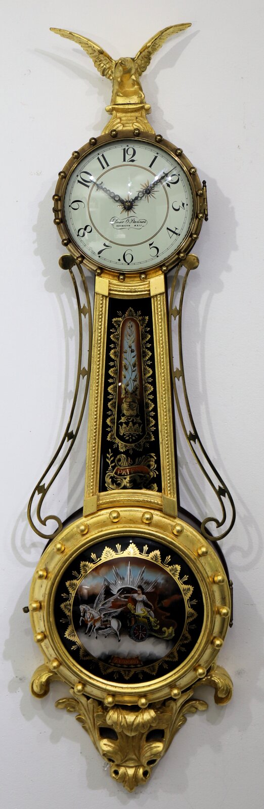 Elmer Stennes girandole, 1973. — Antique Clocks Price Guide